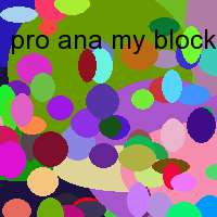 pro ana my block