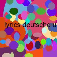 lyrics deutsche ubersetzt